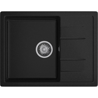  Кухонная мойка GranFest Quadro GF-Q650L черный 