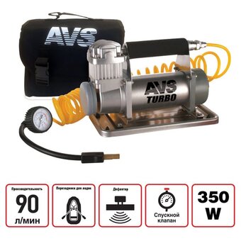  Автомобильный компрессор AVS Turbo KS 900 