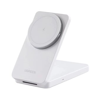  Беспроводное ЗУ UGREEN W528 (45055) 2-in-1 Wireless Charger for Iphone 7.5W & AirPods with Cable C-C 1m White 