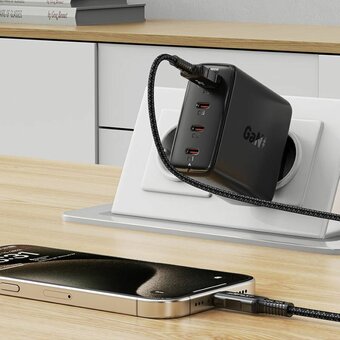  СЗУ ACEFAST A94 PD100W Gan 3*USB-C USB-A Charger EU Black 