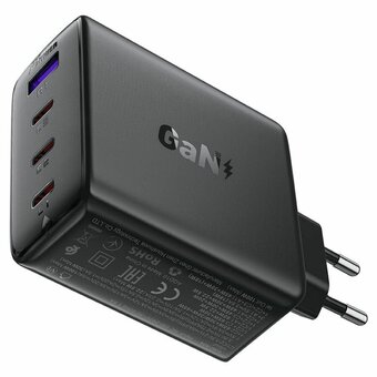  СЗУ ACEFAST A94 PD100W Gan 3*USB-C USB-A Charger EU Black 