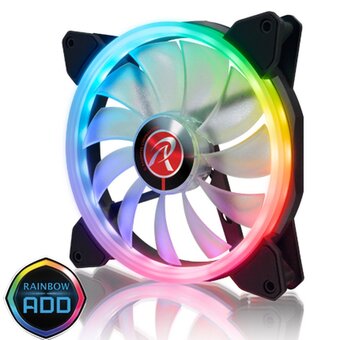  Комплект вентиляторов Raijintek IRIS 14 RBW ADD-2 0R40B00114 (Addressable RGB) 