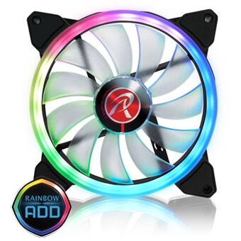  Комплект вентиляторов Raijintek IRIS 14 RBW ADD-2 0R40B00114 (Addressable RGB) 