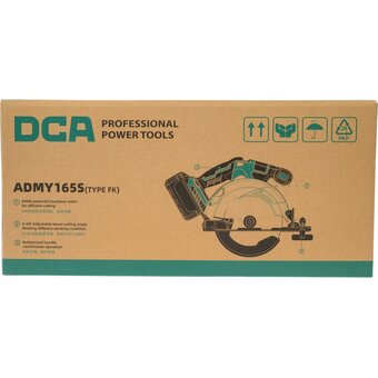  Пила циркулярная DCA ADMY165S (Type FK) 2АКБ+ЗУ 