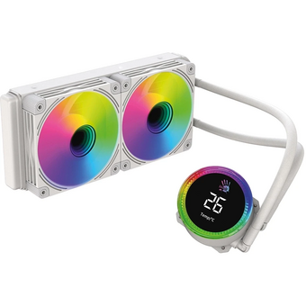  СВО Bloody BD-LC240ARGB2 ARGB (BD-LC240ARGB2-WH) Soc-AM5/AM4/1200/1700/1851 белый 4-pin 22-35dB Al+Cu LCD 260W 1100gr Ret 