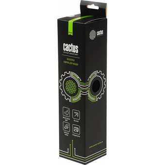  Коврик для мыши Cactus CS-MPC-PRO01XL Black 400x300x3мм 