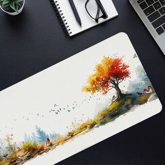  Коврик для мыши Cactus CS-MP-PRO16XXL Forest watercolor 900x400x3мм 