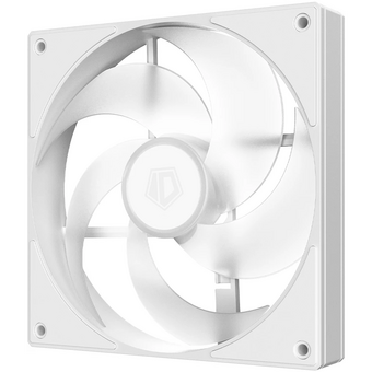  Вентилятор ID-COOLING AS-140-ARGB-W 140x140x25мм (PWM, резиновые углы, белый, 300-1800об/мин, супертихий) BOX 