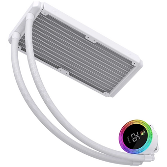  СВО Bloody BD-LC240ARGB2 ARGB (BD-LC240ARGB2-WH) Soc-AM5/AM4/1200/1700/1851 белый 4-pin 22-35dB Al+Cu LCD 260W 1100gr Ret 