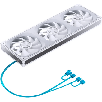  Вентилятор JONSBO ZA-360W (3 in 1) 120х120х28мм (PWM, ARGB LED, 700-2400об/мин, белый) Retail 