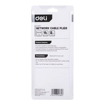  Клещи обжимные Deli DL4971 