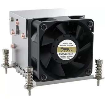 Радиатор ALSEYE AS.01.07.0147 INSPUR 2U Coolserver R63 LGA1200/115x, PWM 2600-8000RPM, 4 pin, 150Wt 