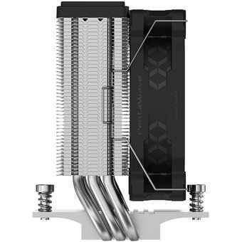  Кулер PentaWave PC-S03E SRB LGA115X/1200/1700/1851/AM4/AM5 (TDP 180W, 1*100mm PWM Fan, 3 тепловые трубки 6мм, 600-2100RPM, 12-29,5dBa) 