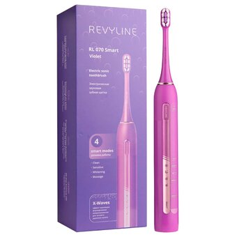  Электрическая зубная щетка Revyline RL 070 фиолетовая 