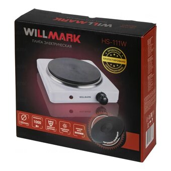  Плита настольная WILLMARK HS-111W белый 