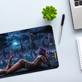  Коврик для мыши Cactus CS-MP-PRO03XLL Erotic girl 700x400x3мм 