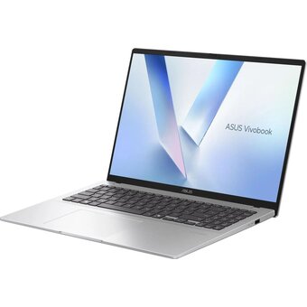  Ноутбук Asus VivoBook 16 M1607KA-MB037 (90NB15F2-M001C0) Ryzen AI 5 340 16Gb SSD512Gb AMD Radeon 840M 16" IPS WUXGA (1920x1200) без ОС silver WiFi 