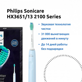  Зубная щетка PHILIPS HX3651/13 