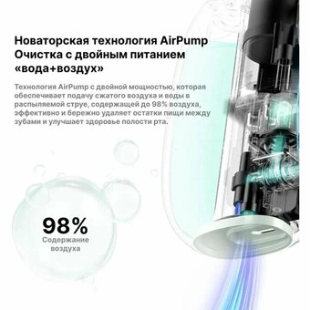  Ирригатор Oclean AirPump A10 W7602 (C02000058) серый 