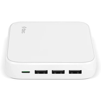  СЗУ TTEC 2SCG02B SmartCharger Quattro GAN PD GaN USB-C 45W/USB-A 20W *3 White 