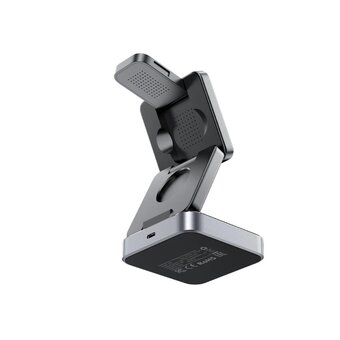  Беспроводная зарядка ACEFAST E20 Desktop 3-In-1 Wireless Charging Holder Black 