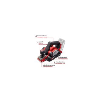  Рубанок Einhell TP-PL 18/3 Li BL-Solo (4345405) 
