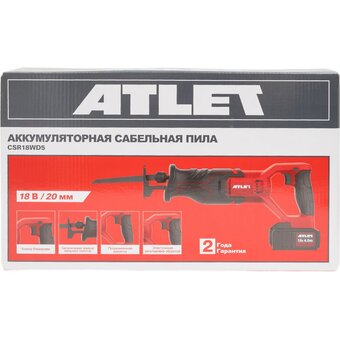  Пила сабельная ATLET CSR18WD5 АКБ+ЗУ 