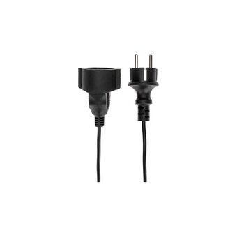  Удлинитель силовой PROconnect PROc-Uc 13-4909 2x0.75кв.мм 1розет. 10м ПВС 6A без катушки черный 