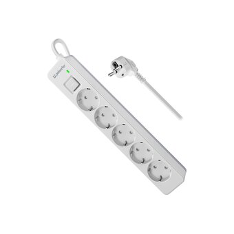  Сетевой фильтр Defender DFS 133 (99431) 5роз, 3м белый 