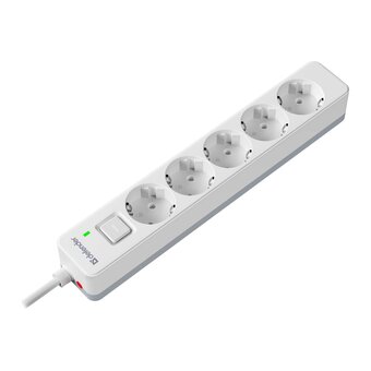  Сетевой фильтр Defender DFS 133 (99431) 5роз, 3м белый 