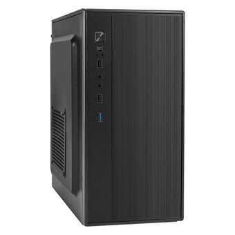  Корпус EXEGATE BAA-408U EX298155RUS Minitower mATX W/PSU 2хUSB+USB3.0 HD Audio черный 