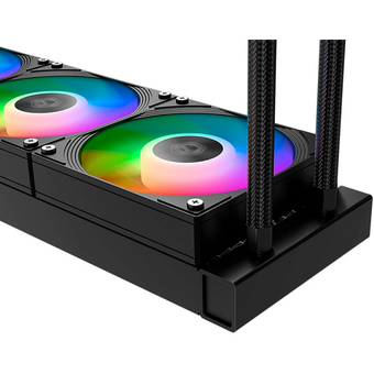  СВО ID-Cooling Dashflow 360 XT Pro, ARGB Soc-AM5/AM4/1200/1700/1851 черный 4-pin 16-34dB Al+Cu 350W Ret 