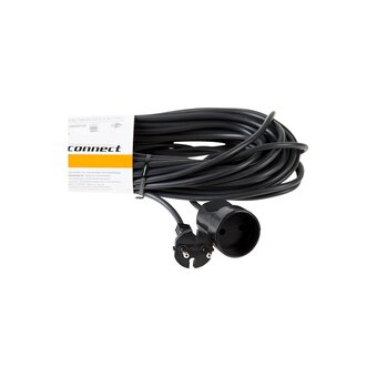  Удлинитель силовой PROconnect PROc-Uc 11-7114 2x0.75кв.мм 1розет. 10м ПВС 6A без катушки черный 