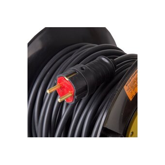  Удлинитель силовой PROconnect Professional 11-7615 3x2.5кв.мм 4розет. 50м ПВС 16A катушка черный 