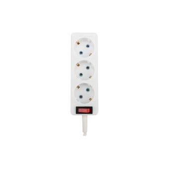  Удлинитель PROconnect 11-7205 3 гнезда, 1,5м, с/з, с кнопкой, белый 