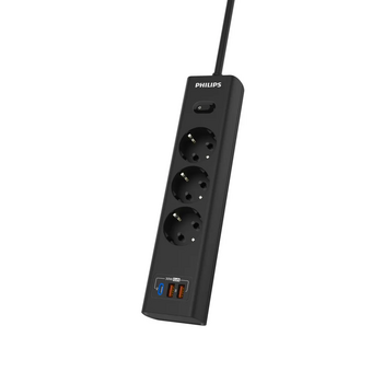 Сетевой фильтр Philips CHP8236BB/51 черный 