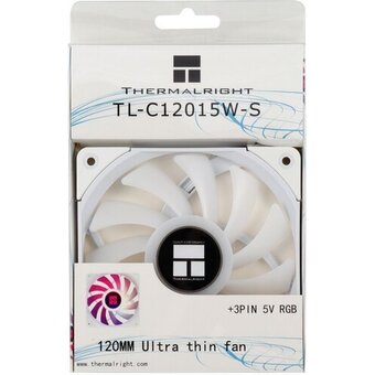  Вентилятор Thermalright TL-C12015W-S (TRTLC12015WS) / ARGB / 120mm PWM 