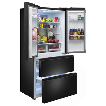  Холодильник MEFERI MFR83Black IX Total no frost french door comfort 