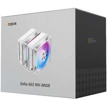  Кулер Ocypus Delta A62 WH ARGB (Delta-A62-WH2NAWN00X-GL) (All sockets, TDP 260W, PWM) 