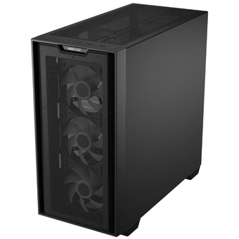  Корпус ASUS A21 Plus TG ARGB Black-SI ARGB (90DC00H0-B19010) Fans/BLK/EPS 