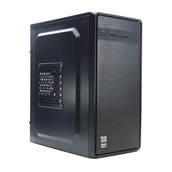  Корпус BaseTech M3401 (BT-M3401-450W-B), mATX, Mini-Tower, черный, 450 Вт 