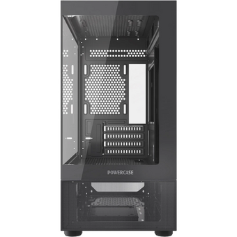  Корпус Powercase Vision Micro M2 (CVMBM2-L0), Tempered Glass, чёрный, mATX 