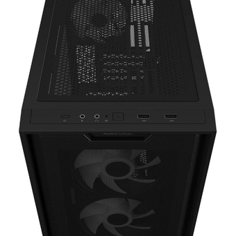  Корпус ASUS A21 Plus TG ARGB Black-SI ARGB (90DC00H0-B19010) Fans/BLK/EPS 