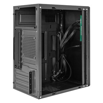  Корпус EXEGATE BAA-408 EX298151RUS Minitower mATX W/PSU 2хUSB HD Audio черный 