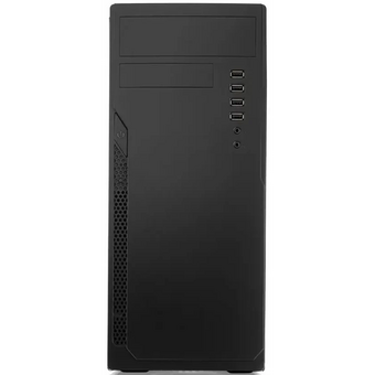  Корпус Foxline FL-301-FZ450-RW ATX case, black, w/PSU 8cm 450 Ватт, w/4xUSB2.0, w/o FAN, w/DVD-RW, w/C13-C14 cable 1.5m 