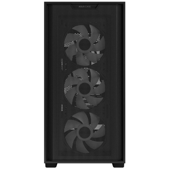 Корпус ASUS A21 Plus TG ARGB Black-SI ARGB (90DC00H0-B19010) Fans/BLK/EPS 