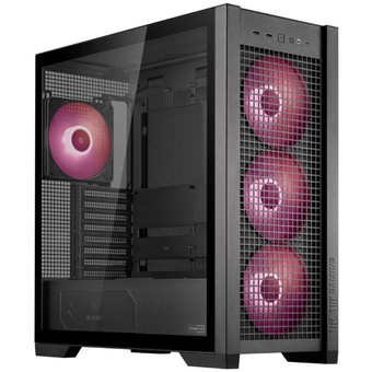  Корпус ASUS Tuf Gaming GT302 TG ARGB Black (90DC00I0-B19000) GT302/ARGB Fans/BLK 