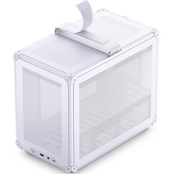  Корпус JONSBO C6 Max White без БП, mini-ITX, micro-ATX, белый 
