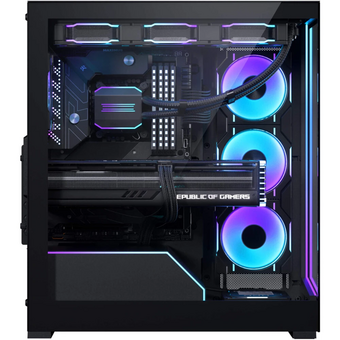  Корпус PHANTEKS NV5S (PH-NV523s_DBK01) Black, Digtial RGB Lighting, 4x120mm ARGB Fan, без БП, Tempered Glass, Mid-Tower 