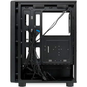  Корпус HSPD M510 (M510-TGBK-ARGB), без БП, Mesh Mid Tower, Black, TG, 0.5 SPCC, 4x120mm ARGB ATX, mITX 180/280/160mm 1x2.5", 7xPCI 2xUSB-A 3.0 